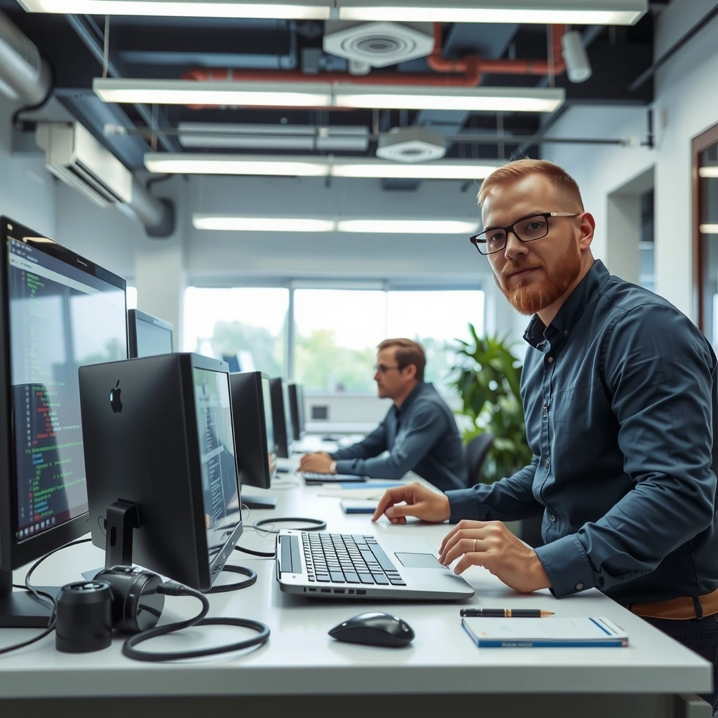 Desenvolvedores em startup